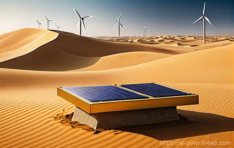 재생가능 에너지와 관련된 법적 요건 - **Prompt 1: "A visionary tableau of a thriving sustainable future in a prominent Arab city, such as ...