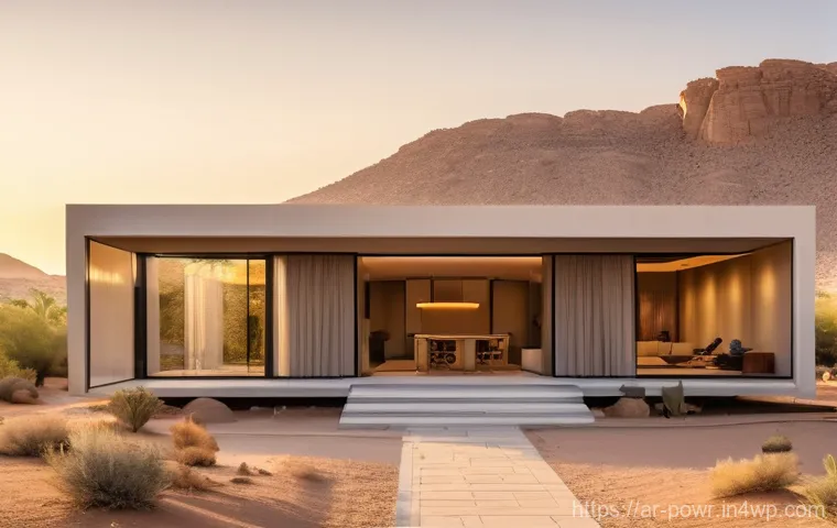 재생에너지의 에너지 저장 시스템 - Prompt 1: "The Sustainable Oasis Home"**