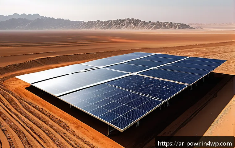 태양광 발전의 효율을 높이는 기술 - A high-tech solar energy research facility in the Middle East featuring advanced nanostructured sola...